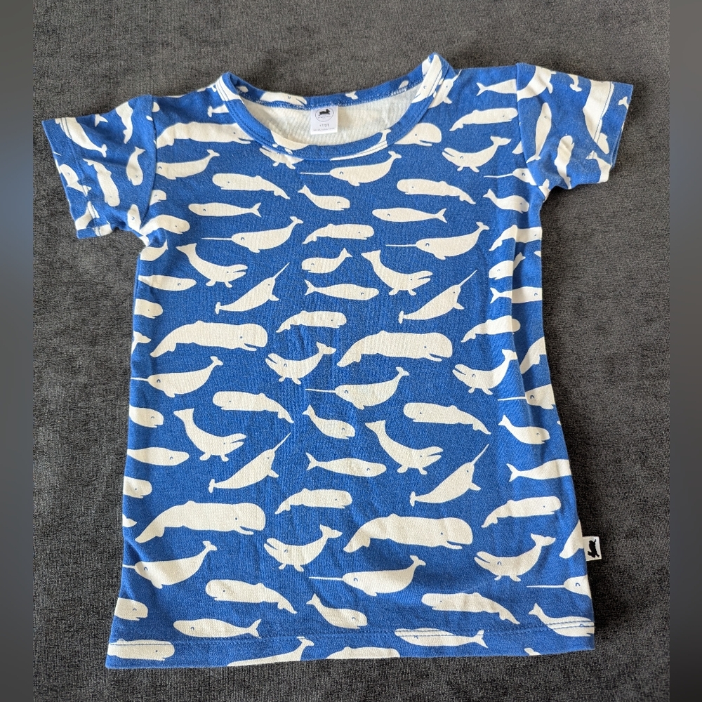 ❤️2/$20❤️Little and Lively Whale Bamboo Cotton Tee 1T/2T